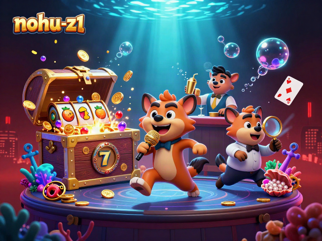 Experience the thrill of nohu-z1 with hyenas at a comedy casino, mixing drinks and checking IDs.