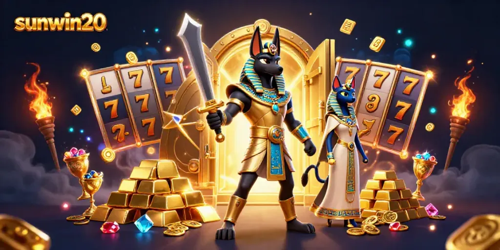 Experience the thrill of winning at sunwin20 with immersive 3D casino elements and rich treasures.