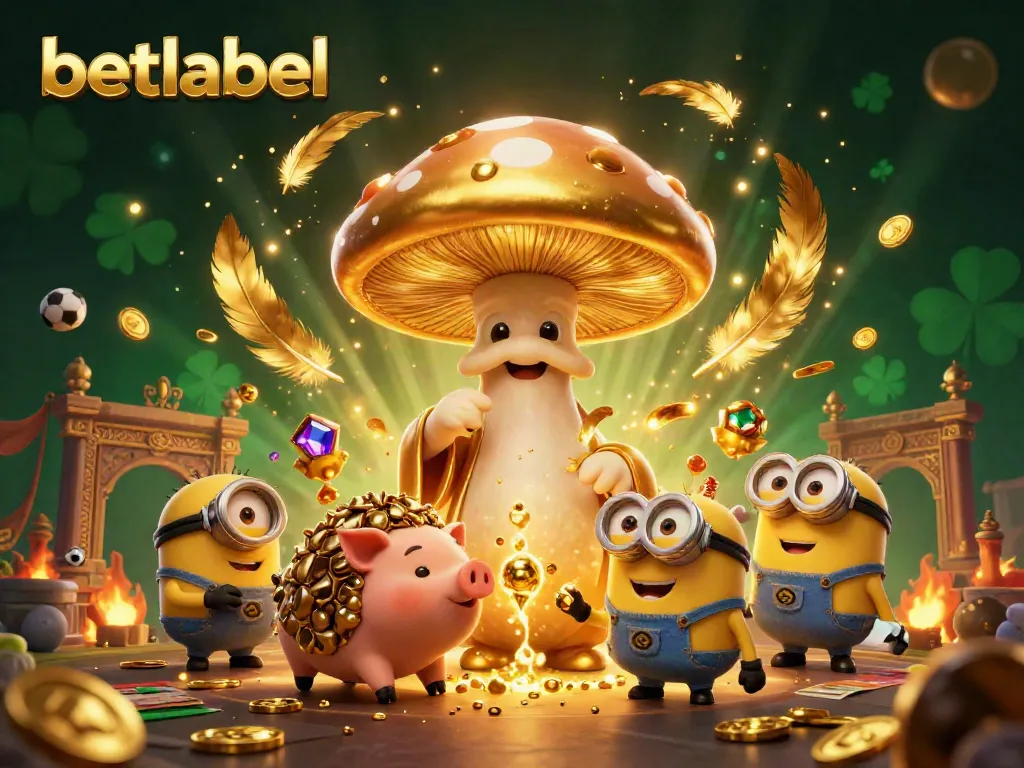 Engage with betlabel's thrilling sports betting atmosphere amid enchanting characters and dynamic elements.