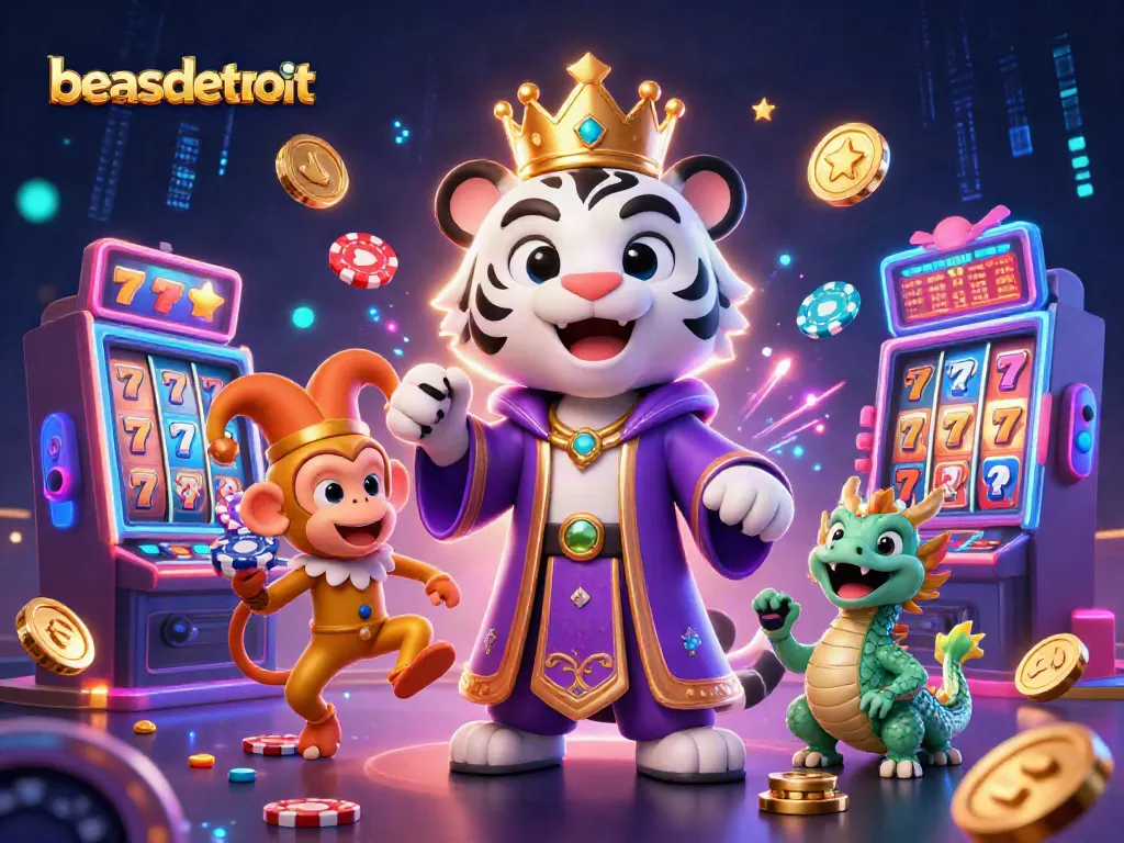 Engage in thrilling wins at beasdetroit with vibrant slots and dynamic casino characters.