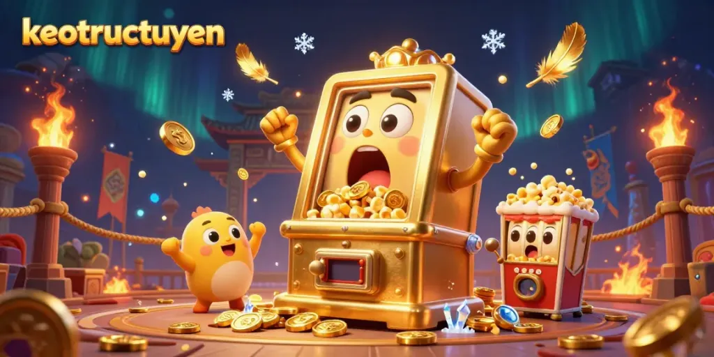 Engage with keotructuyen's vibrant online gambling atmosphere through a thrilling jackpot scene